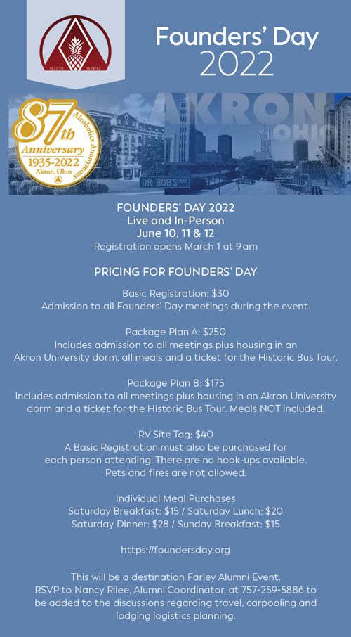 Farley Founder's Day Event -